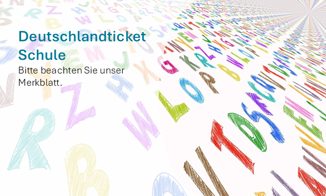 bunte Buchstaben auf weißem Untergrund