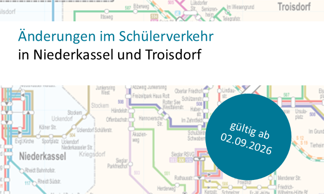 Busnetz Niederkassel und Troisdorf