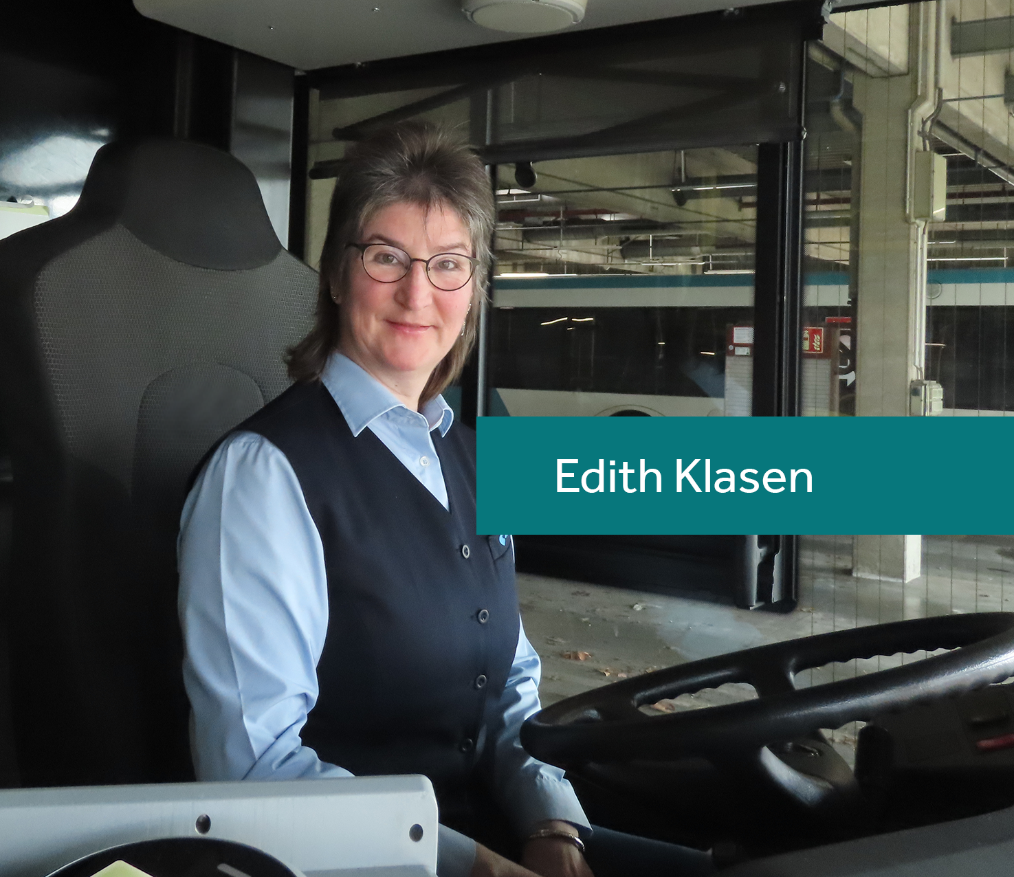 Busfahrer bei der RSVG: Edith Klasen
