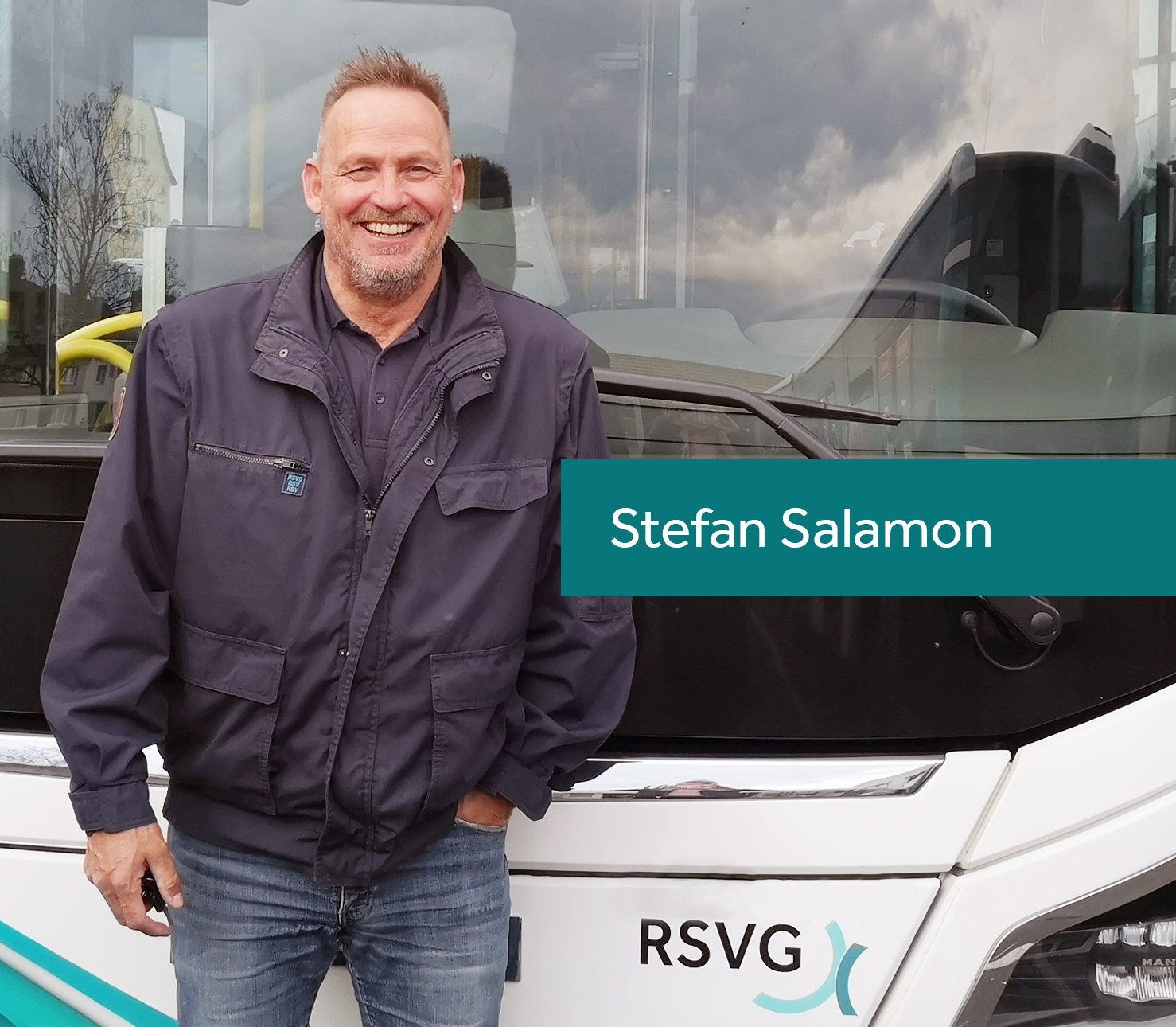 Busfahrer bei der RSVG: Stefan Salamon