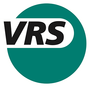 grüner Kreis mit schwarzen Schriftzug VRS